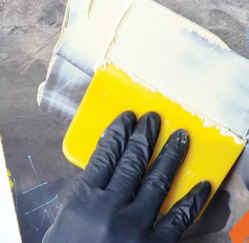 LAUCO Auto Body Filler Yellow Spreaders (Pack of 100) - Size 6" Reusable Plastic Spreader for Automotive Fillers, Putties, Glazes, Caulks and Paint - Easy Application (6") - Image 5